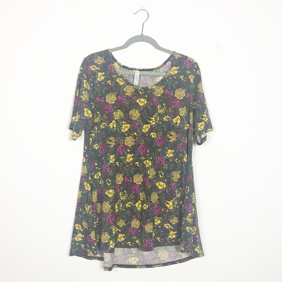 LuLaRoe Tops - LuLaRoe Perfect T Short Sleeve Top Floral Print